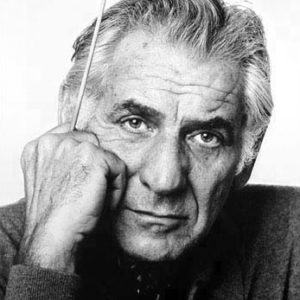Leonard Bernstein, by Jack Mitchell (Jack Mitchell, CC BY-SA 4.0 , via Wikimedia Commons)